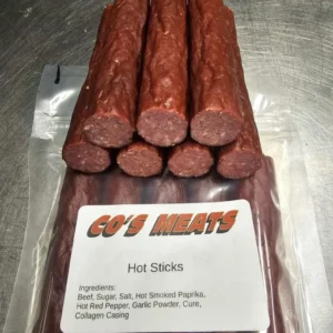 Hickory Smoked Hot Beef Sticks (8oz)